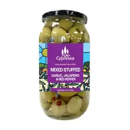 Costco Cypressa Mixed Stuffed Olives, 900g offer