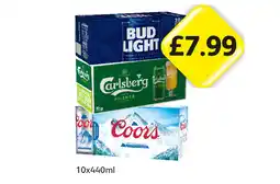 Londis Bud Light, Carlsberg, Coors offer