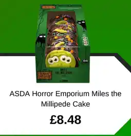 Asda ASDA Horror Emporium Miles the Millipede Cake offer