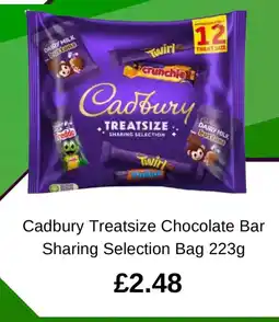 Asda Cadbury Treatsize Chocolate Bar Sharing Selection Bag offer
