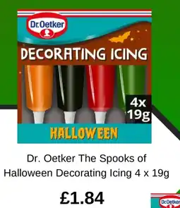 Asda Dr. Oetker The Spooks of Halloween Decorating Icing offer