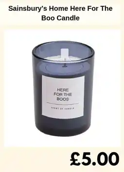 Sainsbury's Sainsbury's Home Here For The Boo Candle offer