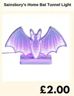 Sainsbury's Sainsbury's Home Bat Tunnel Light offer