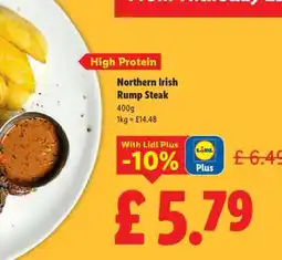 Lidl Northern Irish Rump Steak offer