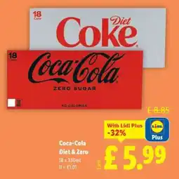 Lidl Coca Cola Diet / Zero offer