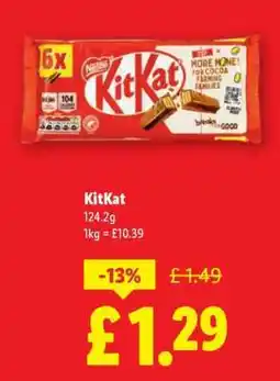 Lidl KitKat offer