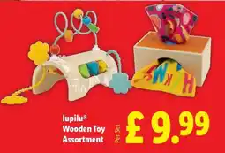 Lidl lupilu Wooden Toy Assortment offer