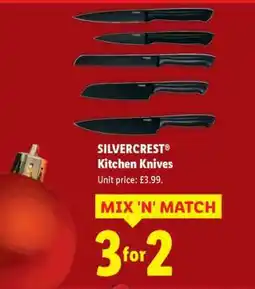 Lidl SILVERCREST Kitchen Knives offer