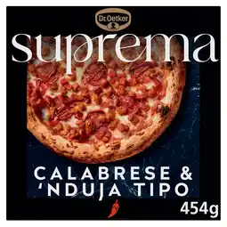 Iceland Dr. Oetker Suprema Calabrese & 'Nduja Tipo 454g offer