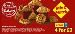 Lidl Mix & Match Bakery Offer offer