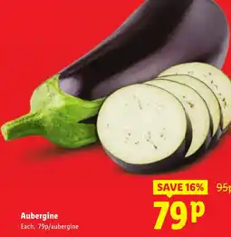 Lidl Aubergine offer