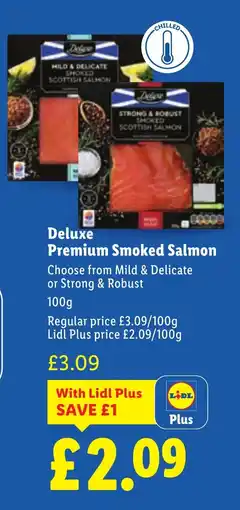 Lidl Deluxe Premium Smoked Salmon offer