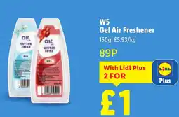 Lidl W5 Gel Air Freshener offer