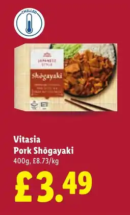 Lidl Vitasia Pork Shōgayaki offer