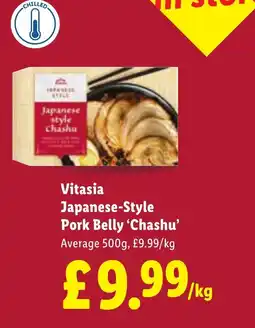 Lidl Vitasia Japanese-Style Pork Belly 'Chashu' offer