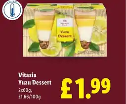 Lidl Vitasia Yuzu Dessert offer
