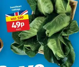 Aldi Sweetheart Cabbage offer