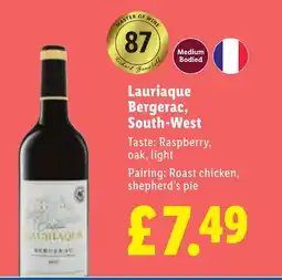 Lidl Lauriaque Bergerac, South-West offer