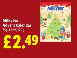 Lidl Milkybar Advent Calendar offer
