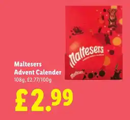 Lidl Maltesers Advent Calender offer