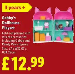 Lidl Gabby's Dollhouse Playset offer