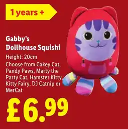Lidl Gabby's Dollhouse Squishi offer