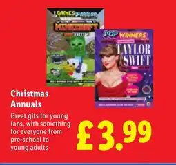 Lidl Christmas Annuals offer