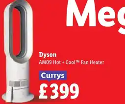 Lidl Dyson AM09 Hot + Coolâ„¢ Fan Heater offer