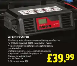 Lidl Car Battery Charger offer