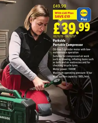 Parkside Portable Compressor