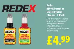 Lidl Redex Petrol or Diesel System Cleaner offer