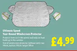 Lidl Ultimate Speed Year-Round Windscreen Protector offer