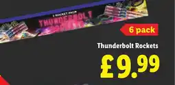 Lidl Thunderbolt Rockets offer