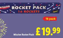 Lidl Mission Rocket Pack offer