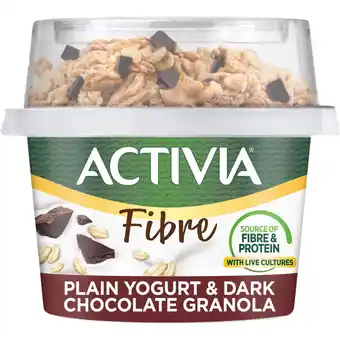 Iceland Activia Chocolate & Granola Gut Health Breakfast Yoghurt Pot 165g offer