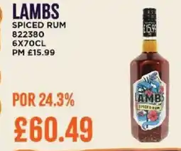 Bestway LAMBS Spiced rum offer