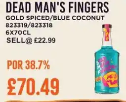 Bestway DEAD MAN'S FINGERS Gold spiced/blue coconut offer