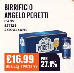 Bestway BIRRIFICIO ANGELO PORETTI Cans offer