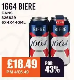 Bestway 1664 BIERE Cans offer