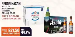 Bestway PERONI/ASAHI Bottles offer
