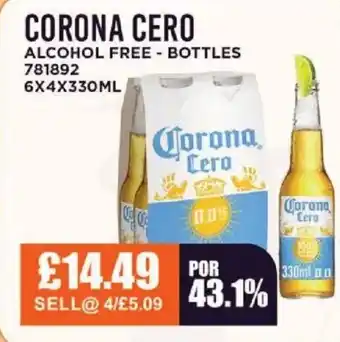 Bestway CORONA CERO Alcohol free - bottles offer