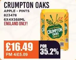 Bestway CRUMPTON OAKS Apple - pints offer