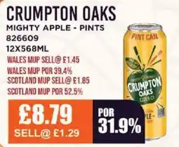 Bestway CRUMPTON OAKS Mighty apple - pints offer