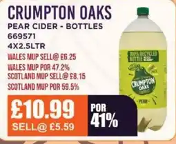 Bestway CRUMPTON OAKS Pear cider-bottles offer