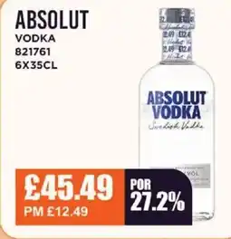 Bestway ABSOLUT Vodka offer