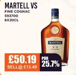 Bestway MARTELL VS Fine cognac offer