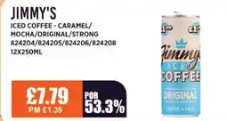 Bestway JIMMY'S Iced coffee - caramel/ mocha/original/strong offer