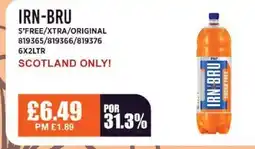 Bestway IRN-BRU S'free/xtra/original offer