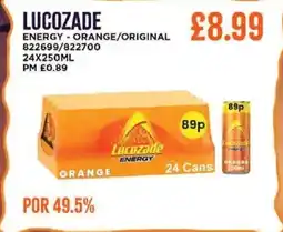 Bestway LUCOZADE Energy-orange/original offer