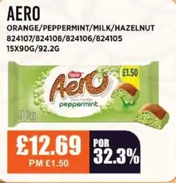 Bestway AERO Orange/peppermint/milk/hazelnut offer